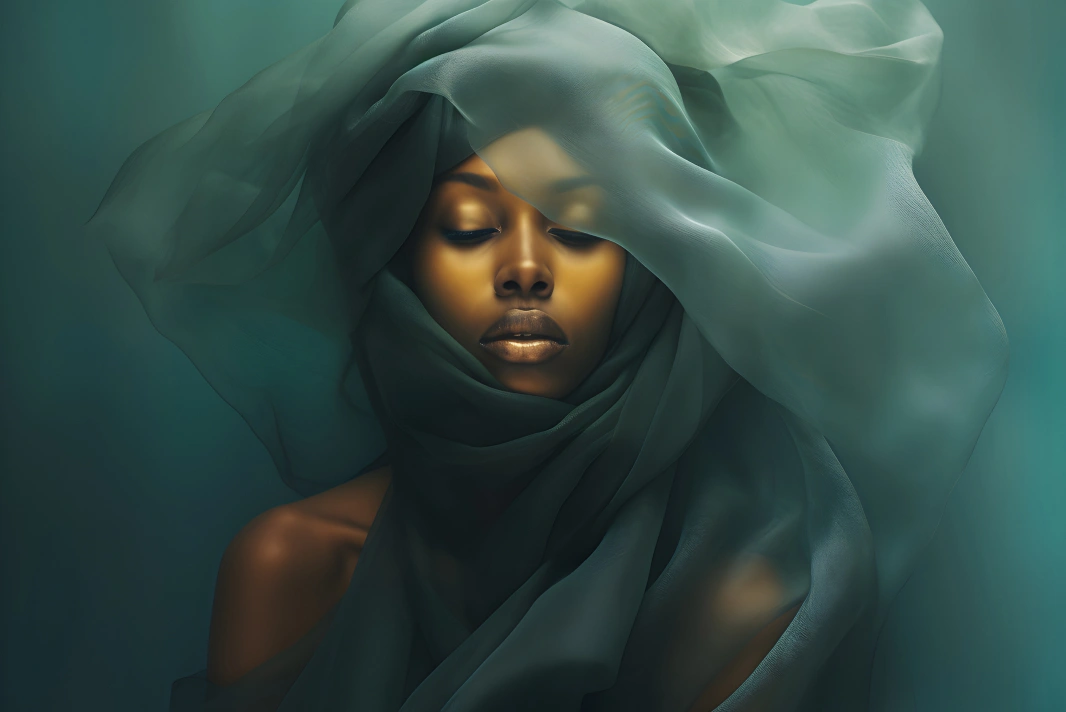 Drowning Aqua Silk – Inside the Box